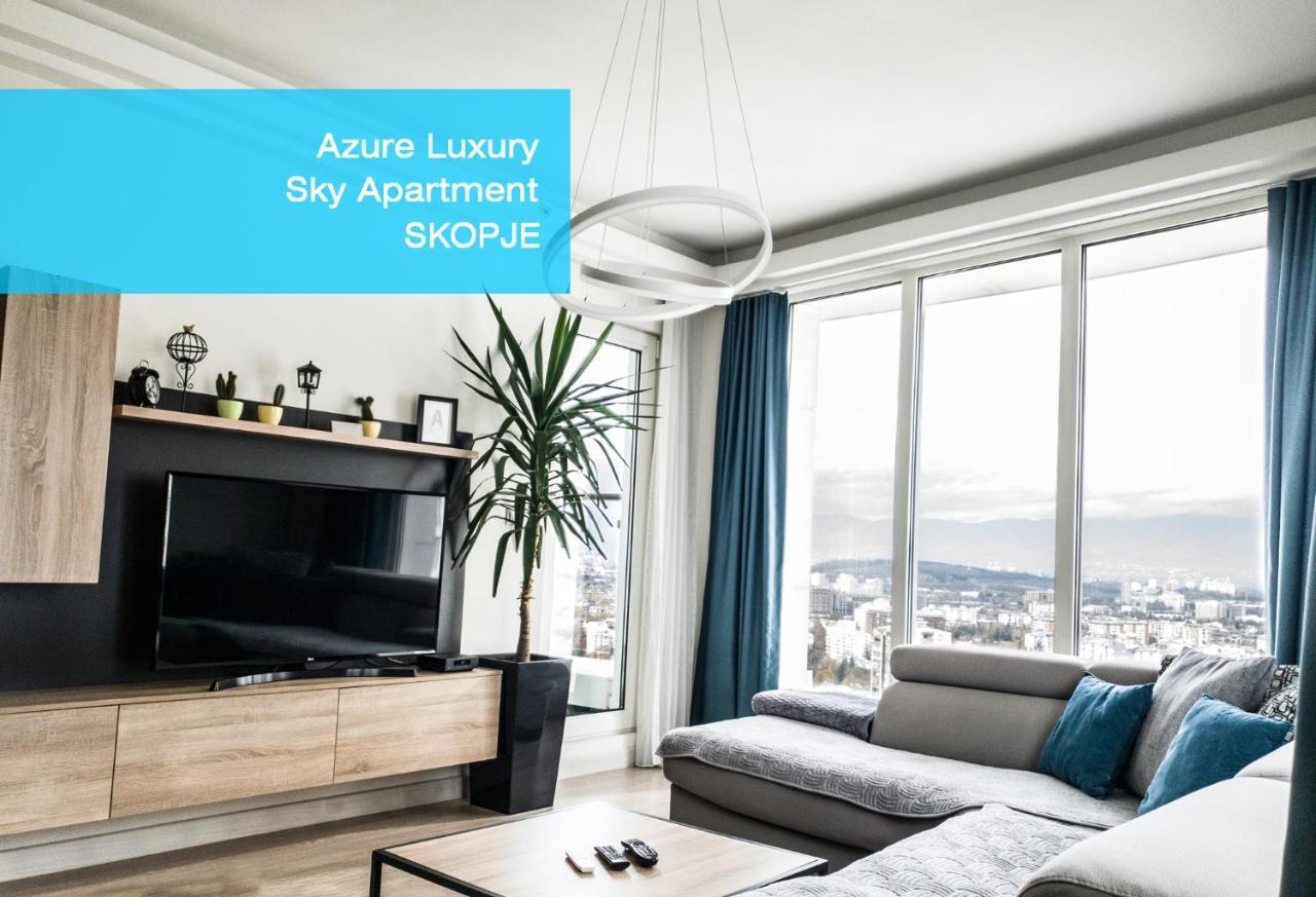 Azure Luxury Sky Apartment Skopje Exteriör bild